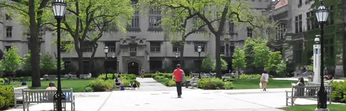 University of Chicago's Harper Quad