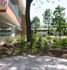 The Donor Patio at St. Francis High School